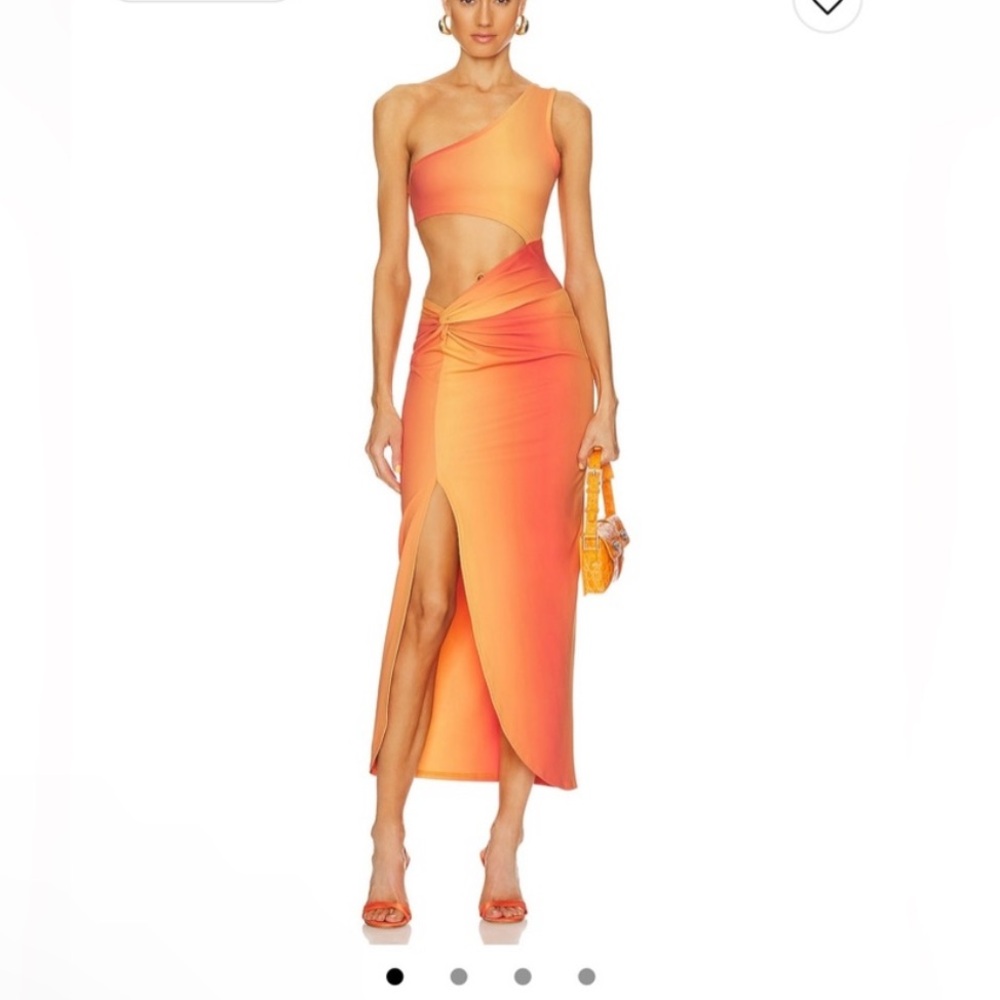 New | OW Collection Isabel Dress in Gradient Print Medium